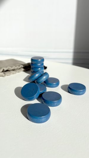Fichas crokinole azules